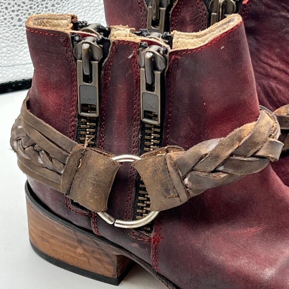 Freebird by Steven Clash Leather Ankle Boot Size 6 - Picture 2 of 13